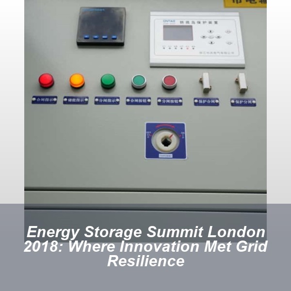 Energy Storage Summit London 2018: Where Innovation Met Grid Resilience